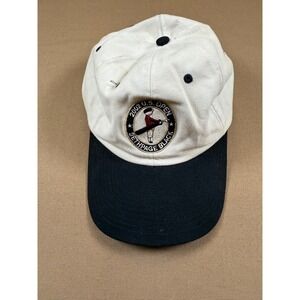 Vintage 2002 US Open Bethpage Black Golf Hat Beige Black USGA Member Made USA